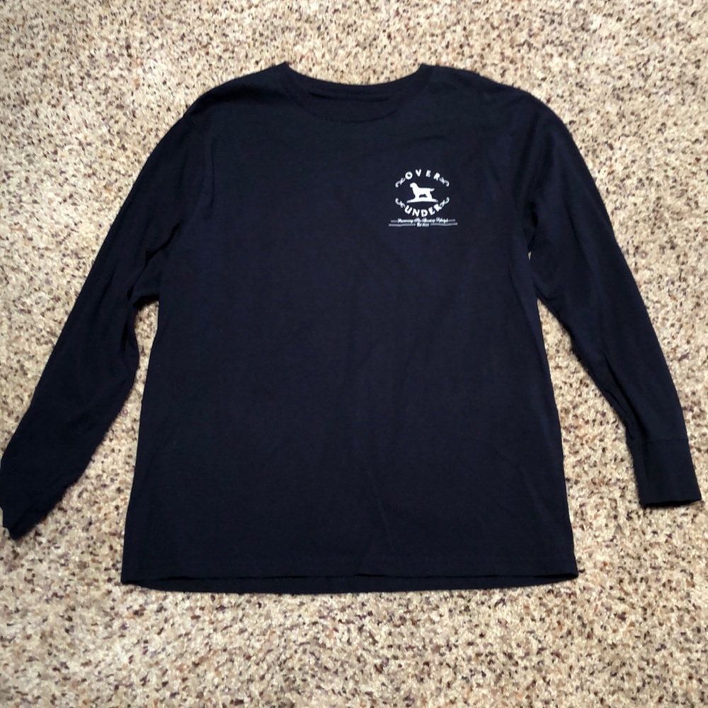 boys medium over under long sleeve t-shirt